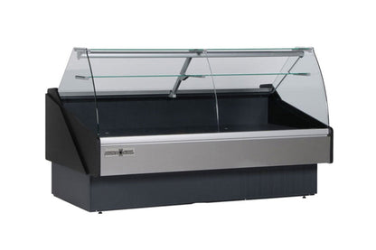 Hydra-Kool  | 78" Wide Self Contained Curved Glass Packaged Meat Deli Display Case - KPM-CG-80-S