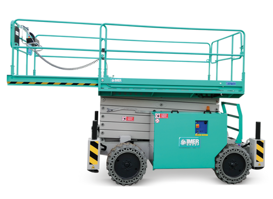 Adam Equipment IMER Scissor Lift | 49 ft Working Height | Electric & Diesel | IM 7043 RT - 1128676