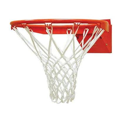Jaypro Straight Post Basketball System (5-9/16" Pole with 6' Offset) 72"W x 42"H Perforated Steel Backboard - SPA6-PERF-DR