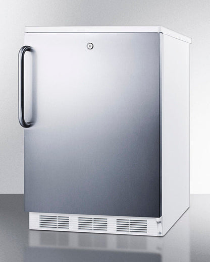 Summit - 24" Wide Built-In All-Refrigerator -  FF6LWBI7SSTB