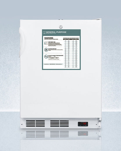 Accucold - 24" Wide Built-In All-Refrigerator, ADA Compliant - FF7LWBIADAGP