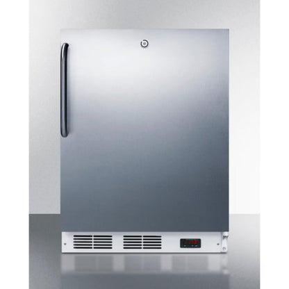 Accucold - 24" Wide Built-In Refrigerator-Freezer - CT66LWCSS