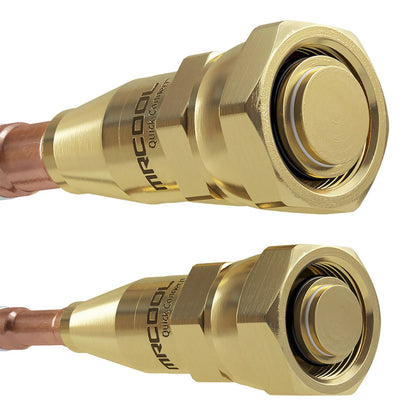 MRCOOL DIY 5th Gen 35 Ft. Pre-Charged Quick Connect Line Set with DIY Pro Cable, 1/4" x 1/2", for DIY 18K Mini Split Indoor Air Handler (DIY35-1412C-O)