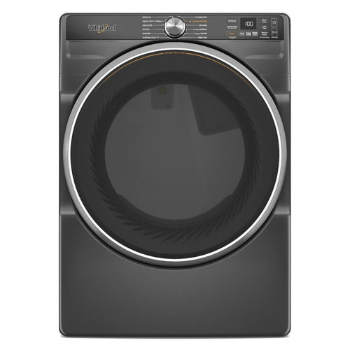 WHIRLPOOL 7.4 cu. ft. Smart Front Load ENERGY STAR Electric Dryer with Steam Capabilities in Black - WED6720RU