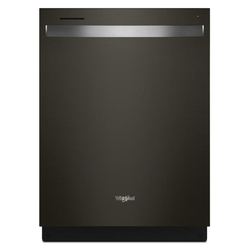 WHIRLPOOL 24 in Stainless Steel Dishwasher with AI Intelligent Wash - 47 dBA Black On Stainless - WDT750SAKV