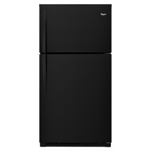 WHIRLPOOL 33-inch Wide Top Freezer Refrigerator - 21 cu. ft. Black - WRT541SZDB
