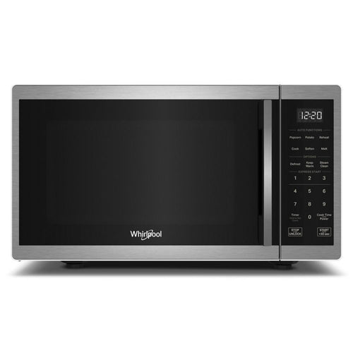 WHIRLPOOL 0.9 cu. ft. in Stainless Steel Countertop Microwave With Steam Clean - 900 watt in Stainless Steel - WMCS3019RS