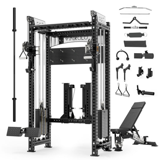 Mikolo Fitness ANUBIS 2.0 Elite Essential Package - DM-HR02-2-B-HP-OBB