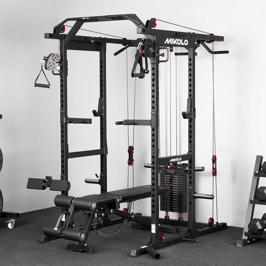 Mikolo Fitness K6-2.0 Elite All-in-One Trainer with Weight Stack - DM-K8-B-WS-S