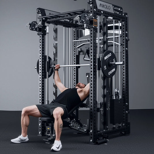 Mikolo Fitness ANUBIS-2.0 Ultimate All-In-One Smith Machine - DM-SM03-B