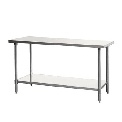 Chef AAA  Commercial 48" Work Table 48" x 30" x 34" Stainless Steel NSF - SSTW-3048