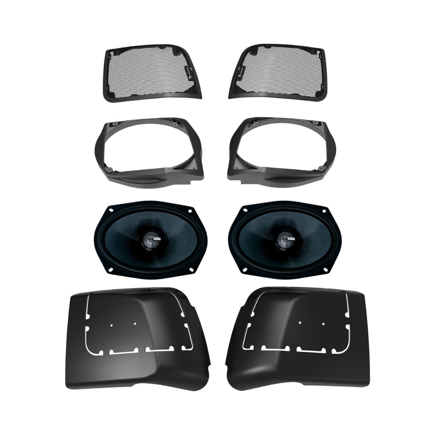 Diamond Audio 2014-2023 Harley Davidson Cut In Lid Kit with MS692CX2 (2Ω) Speakers - MSMS692LK