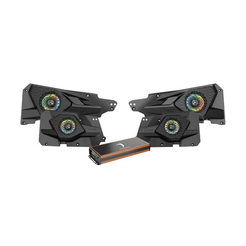 Diamond Audio 2014+ RZR 4DR 6.5" All-Weather Coaxial Speaker System with Class D Amplifier - MSRZRKD14