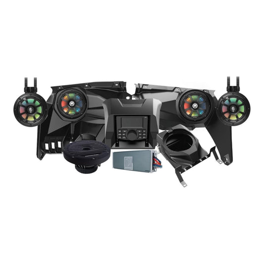 Diamond Audio 2017+ Can Am Maverick X3/X3 Max Complete Speaker Kit with 6 Ch Waterproof Amplifier - MSX3KM3