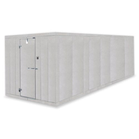 Nor-Lake Fast Trak 9' Wide (Door Side) Remote Outdoor Walk-In Cooler-Freezer Combo 7'7" H - NL91277ODCOMBO