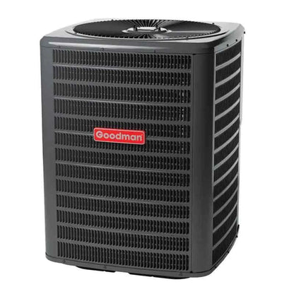 Goodman - 2 Ton/80,000 BTU 80% AFUE Low NOx Gas Furnace and Air Conditioner System - Horizontal - 14.5 SEER2 - R32 - GLXS4BA2410 / CHPTA2426B3 / GM9C800804BX