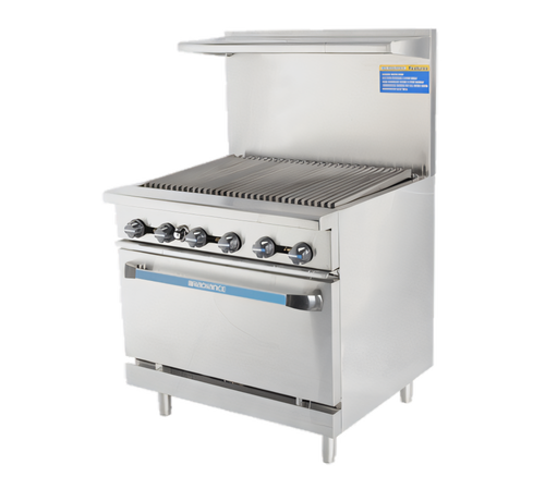 Turbo Air TAR-36RB Radiance Gas Ranges - TAR-36RB