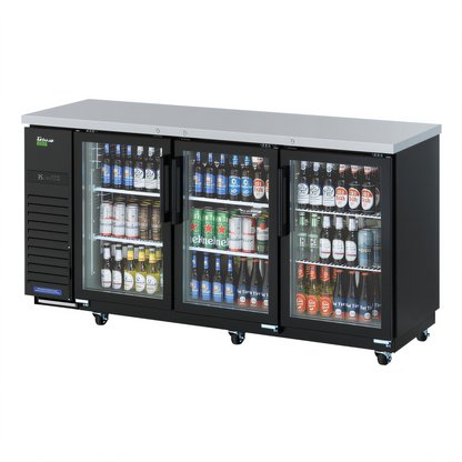 Turbo Air TBB-24-72SGD-N Super Deluxe Back Bar Coolers - TBB-24-72SGD-N