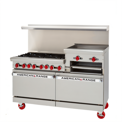 American Range Gas Ranges - AR-4B-12RG-C