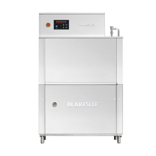 Blakeslee RC44 D High-Temp Electric Floor Model Conveyor Dishwasher, Single Tank, 212 Racks/Hour