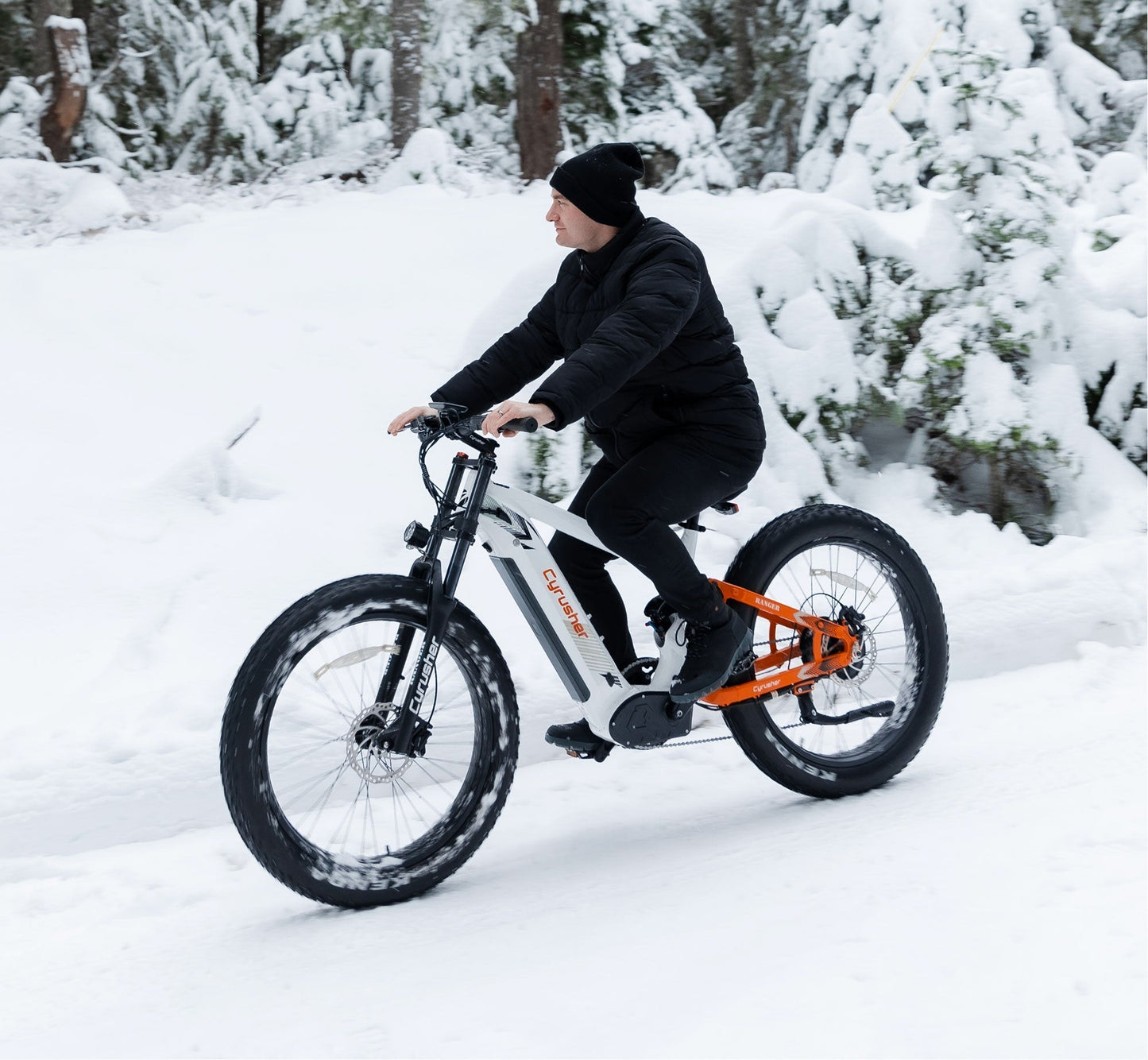 Cyrusher Ranger 1.0 Full-Suspension All-Terrain E-Bike - US-RNGR-GR