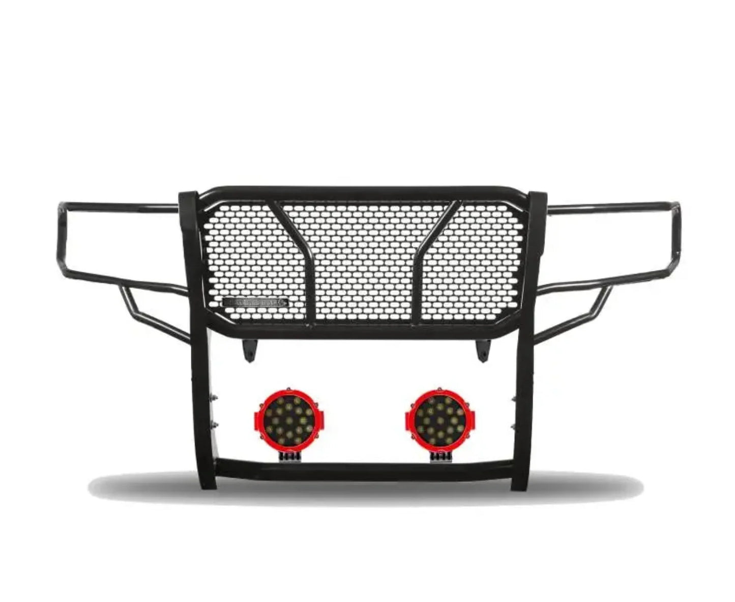 RU-DORA19-B-PLR Black Horse Rugged Heavy Duty Grille Guard Kit - BLKRUDORA19BP