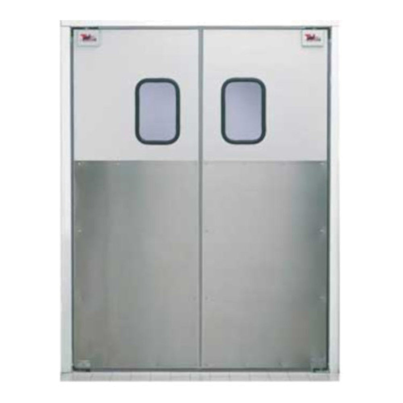 Curtron SPD-30-AL-DBL-5484 54" x 84" Service-Pro Series 30 Double Swing Door - CUSPD30ALDBL5484