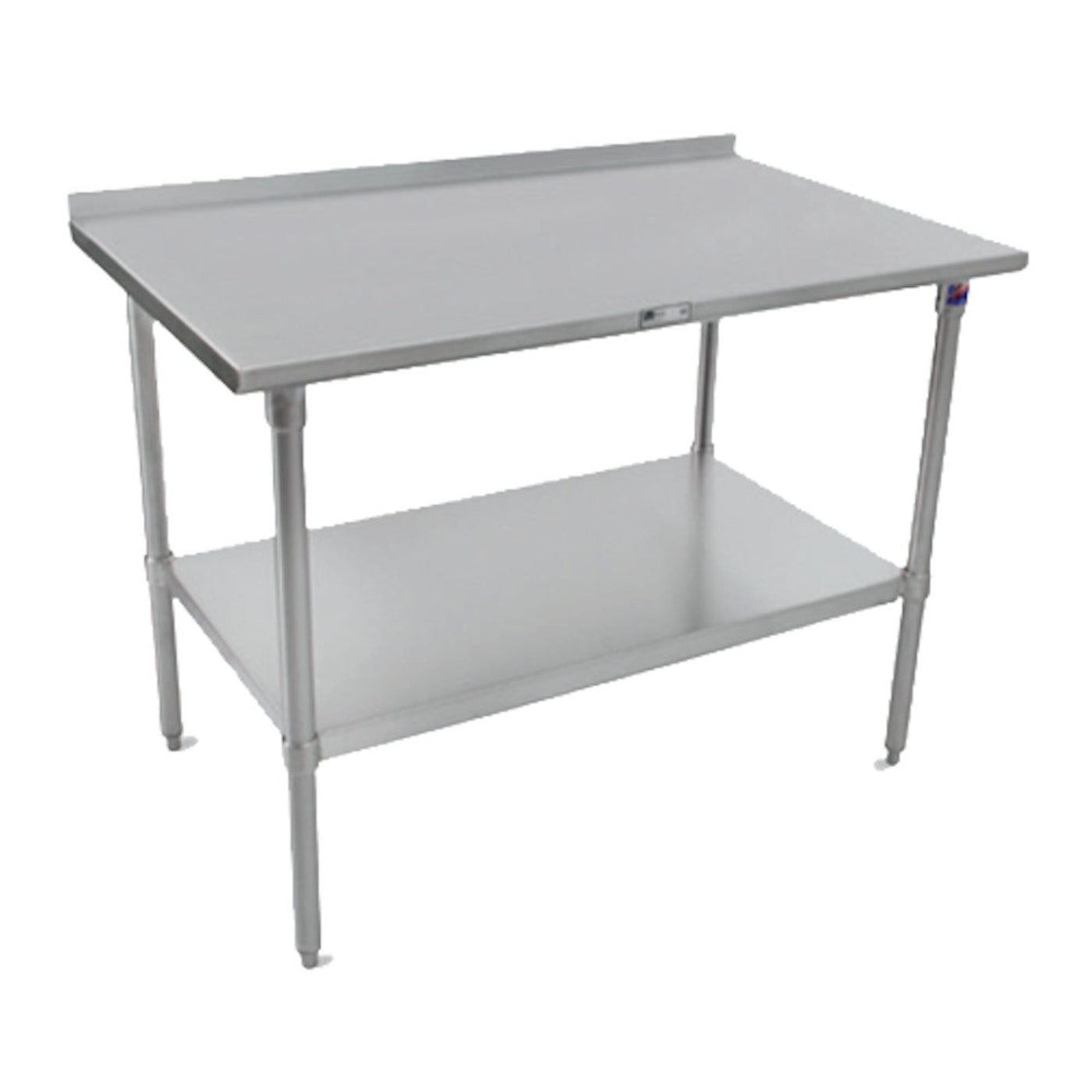 John Boos ST6R1.5-30120SSK Stainless Steel 120" W x 30" D Work Table - JBST6R1530120SSK