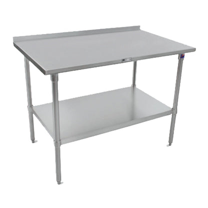 John Boos ST6R1.5-3084SSK Stainless Steel 84" W x 30" D Work Table - JBST6R153084SSK