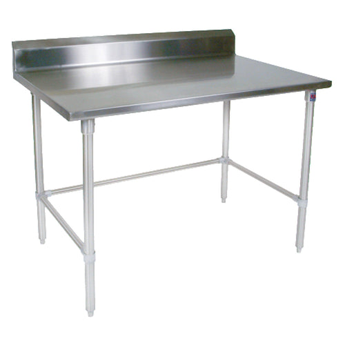 John Boos ST6R5-24120SBK Open Base 120"W x 24"D Stainless Steel Work Table