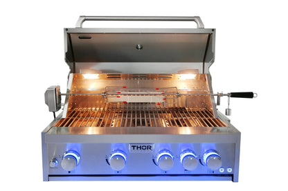Thor Kitchen 6-Piece Outdoor Kitchen Natural Gas Grill Package - AP6-MK-RDNG