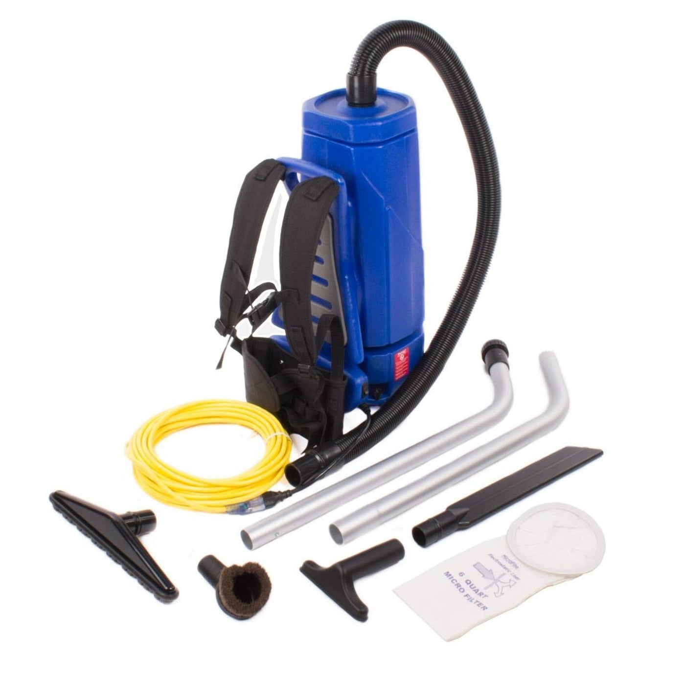 Trusted Clean 6 Qt. Backpack Vacuum w/ 5 Piece Tool Kit - SAN-70-2001-PAC