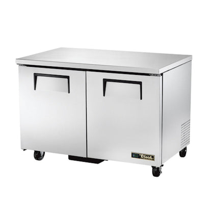 True TUC-48F-HC Two Section Solid Door Undercounter Freezer - TUC-48F-HC-Stock