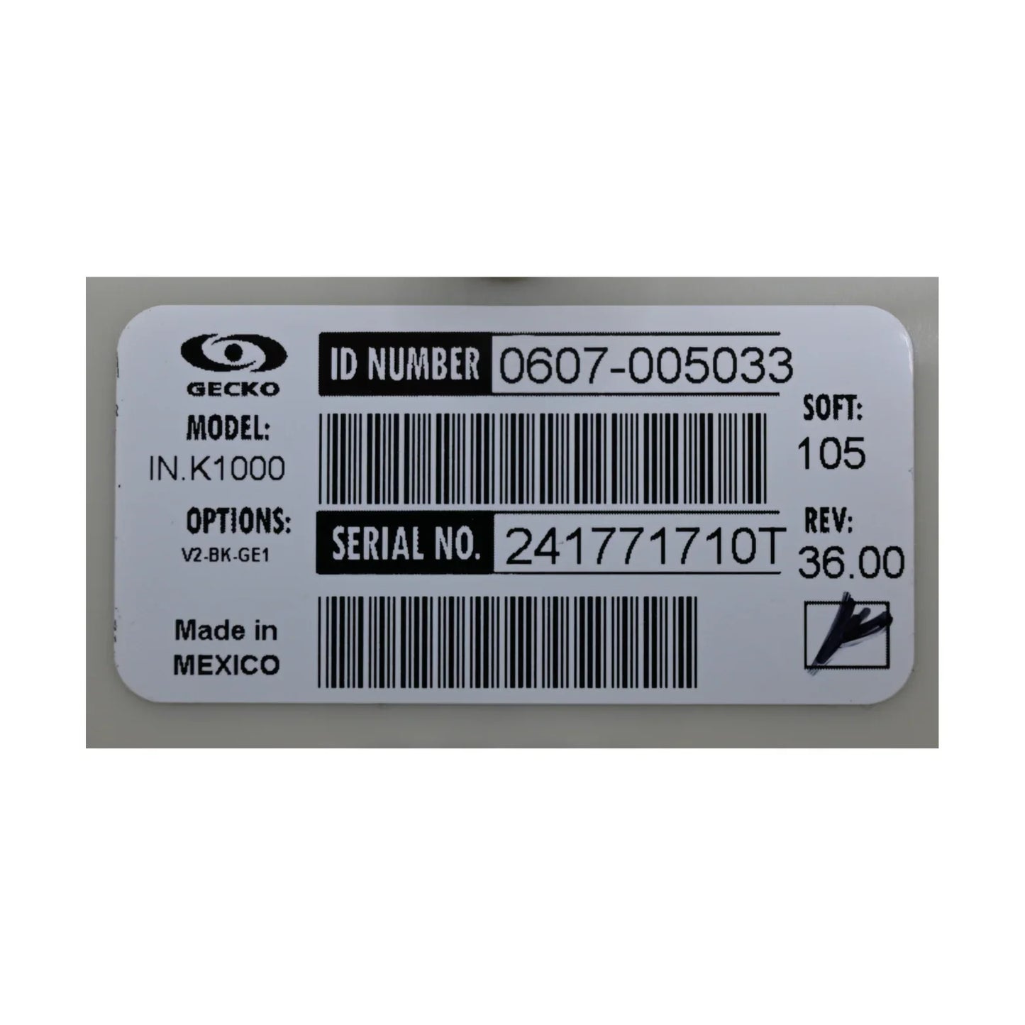 MASTER SPAS PANEL, IN.K1000+ 10' CORD - X310329